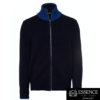 Pierre Cardin s.kék zipzáros pulóver